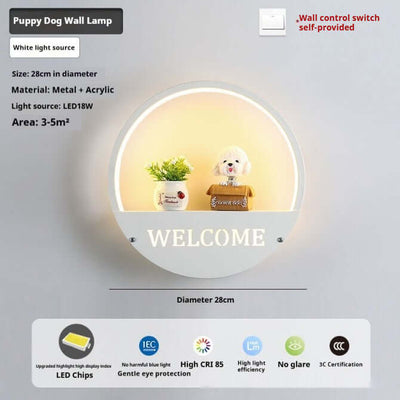 LED Bedside Bedroom Modern Minimalist Creative Wall Light
