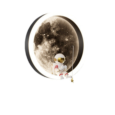 Internet Celebrity Moon Wall Lamp Modern Minimalist