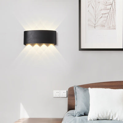 Outdoor Wall Light Led Super Bright Waterproof Double Head Bedroom Headboard Living Room Corridor Telescope