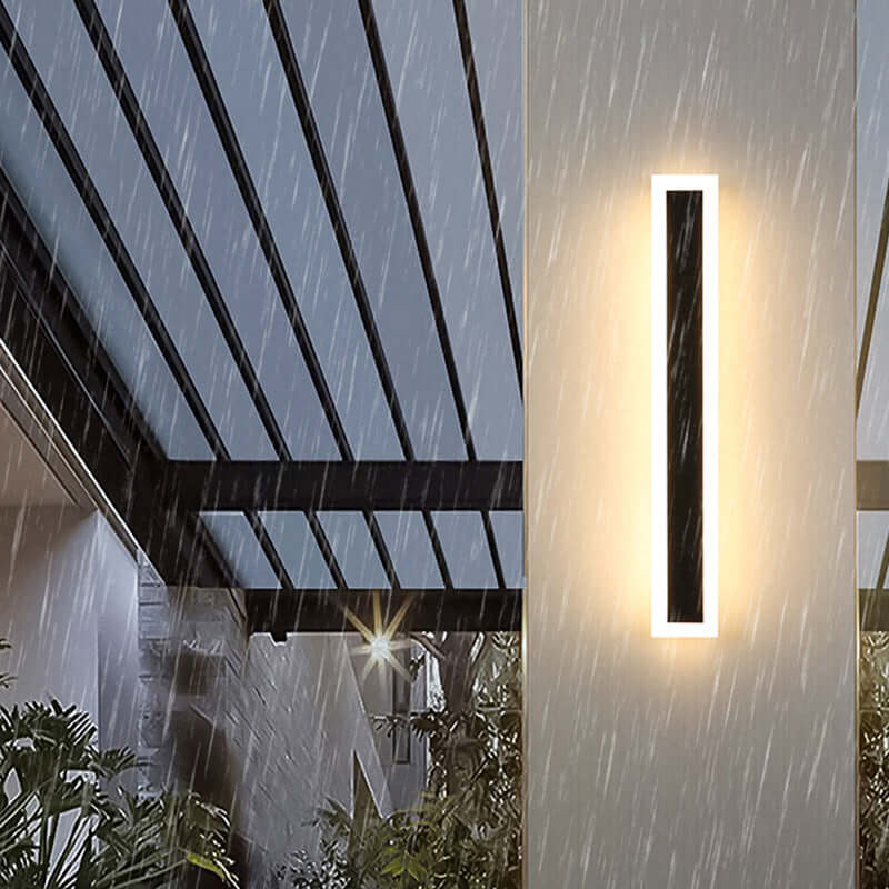 Minimalist Strip Outdoor Waterproof Decorative LED Wall Lamp