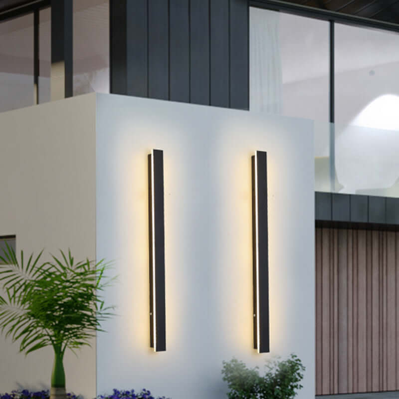 Minimalist Strip Outdoor Waterproof Decorative LED Wall Lamp