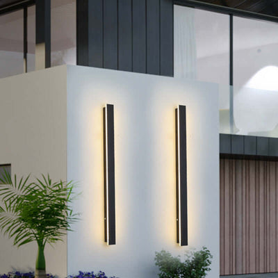 Minimalist Strip Outdoor Waterproof Decorative LED Wall Lamp
