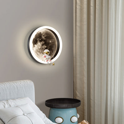 Internet Celebrity Moon Wall Lamp Modern Minimalist