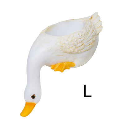Lovely Duck Fleshy Flowerpot Living Room Balcony Decoration Outdoor Courtyard Layout