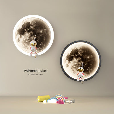 Internet Celebrity Moon Wall Lamp Modern Minimalist
